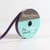 Bobinette Frou-Frou - 6 m x 6 mm - Satin double face - Violet sage