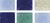 Seau de mosaïque 1 cm - Teintes Bleu -  1 kg - Rayher