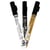 SET de 3 acrylic markers -  pointe 1,2mm - noir, blanc, or