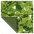 Bloc 6 papiers recto verso feuillages verts - 30x30 cm