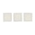 Lot de 3 mini châssis Créalia - Bois - 10 x 10 x 1 cm