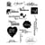 15 tampons clear stamp - souvenirs 