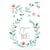 Sticker Couronne Joyeux Noël pour fenêtre - 24x36 cm