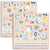 2 planches de stickers - oh lala