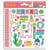 2 planches de stickers - 15 x 15 cm - Oh lama