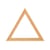 Cadre en bois triangulaire - 21x18 cm