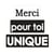 Tampons pour savons - merci, pour toi et unique