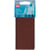 Pièce thermocollante coton brun 12 x 45 cm 
