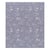 Coupon de tissu Frou Frou - 45x55 cm - I love couture violet