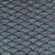 Coupon tissu - 45 x 55 cm - jap vagues indigo - fond ecru