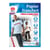 Papier transfert pour textile clair Micro Application - A4 21 x 29,7 cm - 10 feuilles