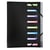 Trieur A4 - 8 compartiments - Opak - Polypro - Exacompta - Noir