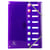 1 trieur extensible Iderama PP - 8 compartiments - A4 - Coloris assortis