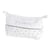 Trousse de toilette à broder - blanc étoiles grises