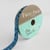 Bobinette Frou-Frou - 2 m x 9 mm - Velours - paillete Turquoise