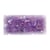 Perles verre irisée - lilas 3 mm