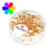 Perles verre - topaze clair 6 mm