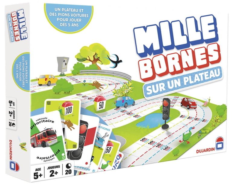 Mille Bornes Sur Un Plateau - Jeux classiques | Cultura