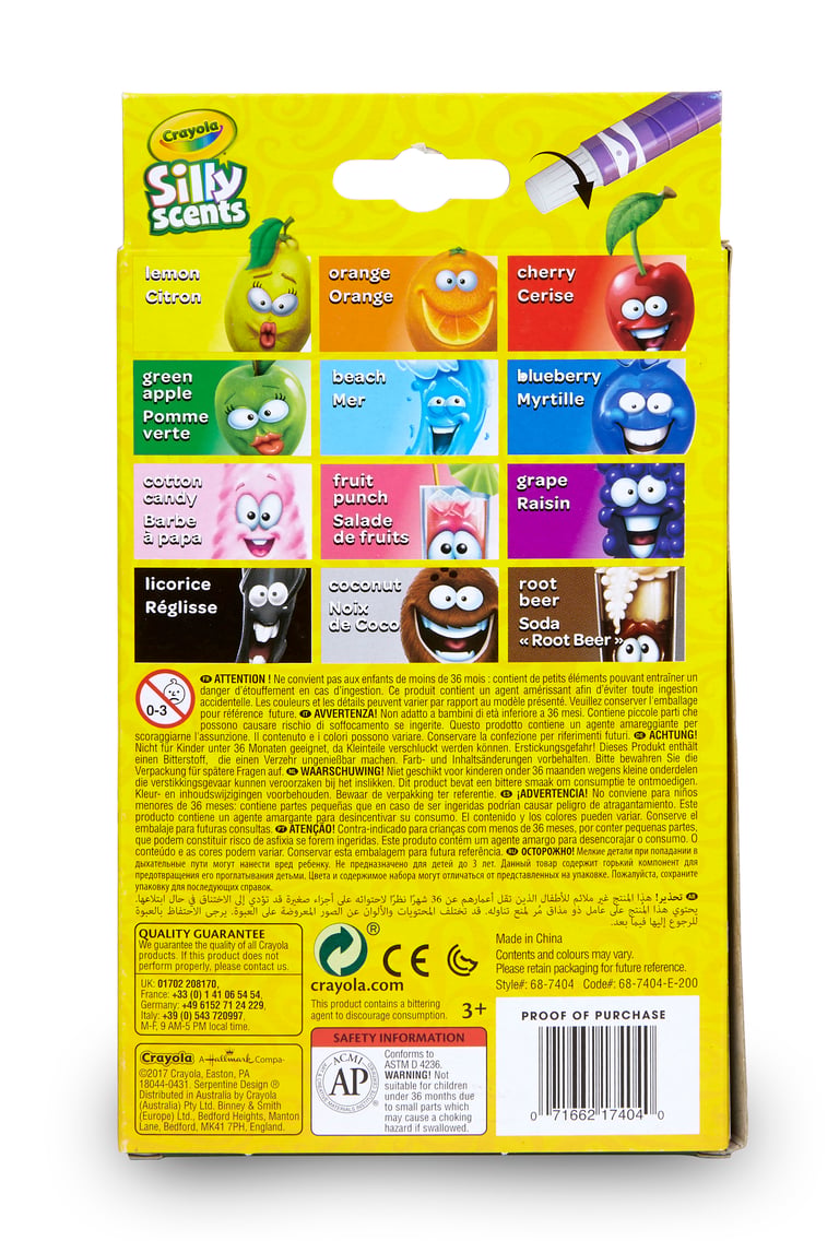 Crayons de couleur Crayola boîte de 60 (12) 67-2060 - Coop Zone