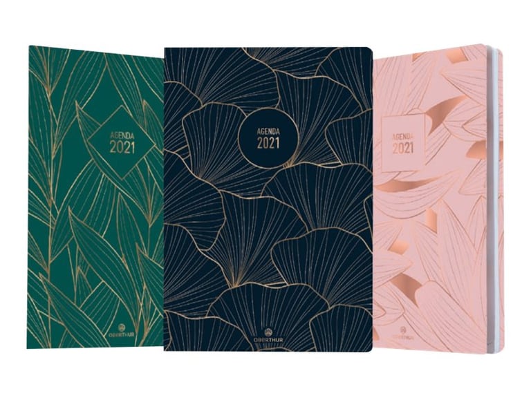 Agenda Semainier Poche 2026 Couverture Giverny - Format 10x15 Cm Couleur Rose Bilingue