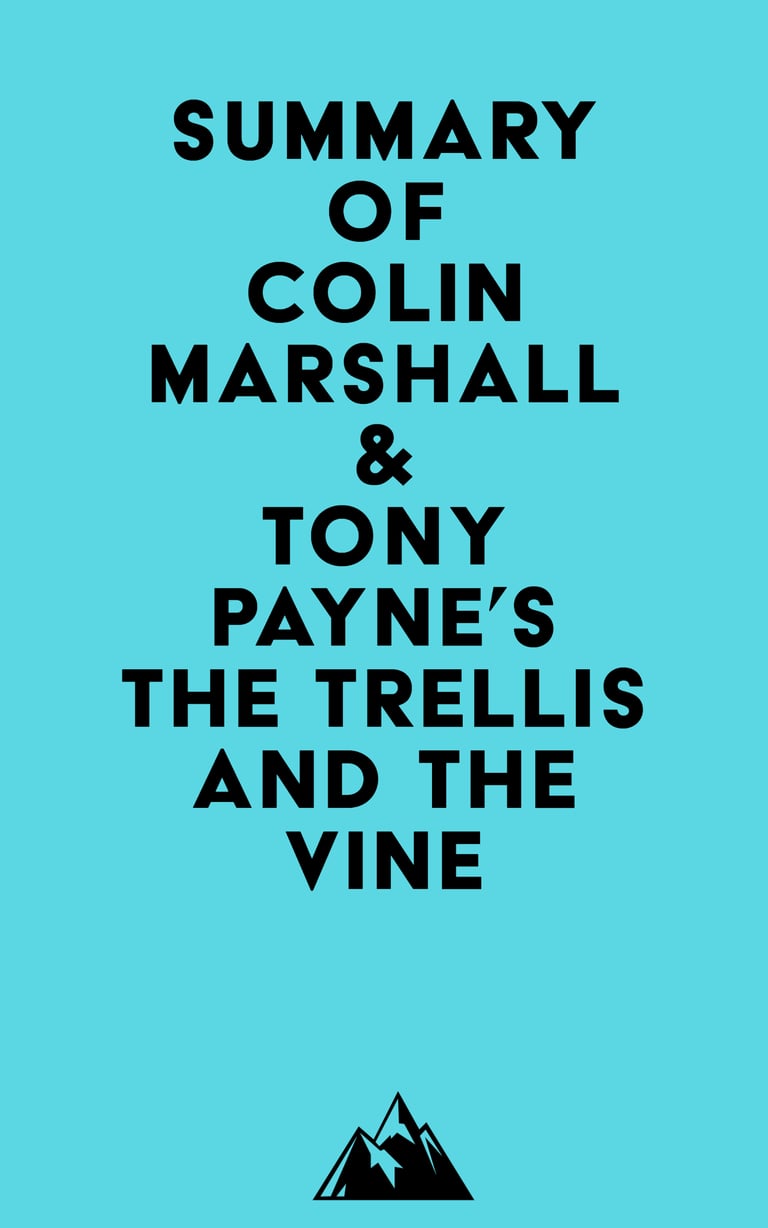Summary of Colin Marshall & Tony Payne's The Trellis and the Vine