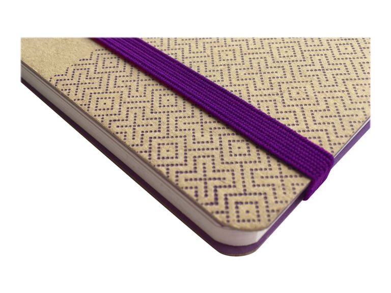 Agenda Scolaire Liderpapel 2025-2026 - Format A5 à Spirale - Vue Semainier Bilingue - Papier FSC 70g - Couleur Violet
