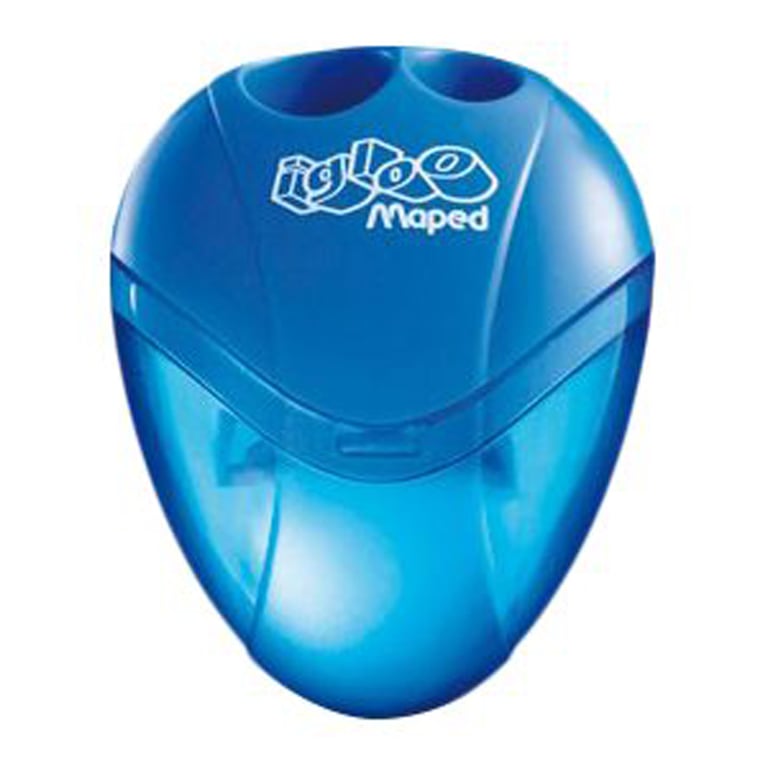 Taille-crayons Shaker Maped (lot De 2) - Avec Réservoir Transparent, 2 Trous (standard Et Jumbo)