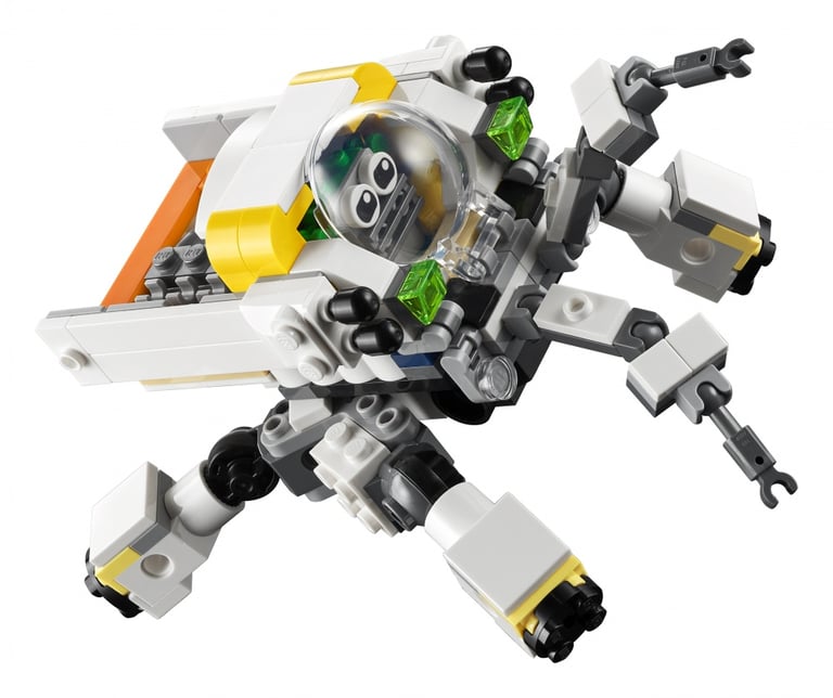 Jouets de l'espace pour Les Enfants de 6 Ans LEGO 31115 Creator Le Robot d’Extraction Spatiale & 31111 Creator Le Cyber Drone Jeu de Construction avec Cyber Mech et Scooter 
