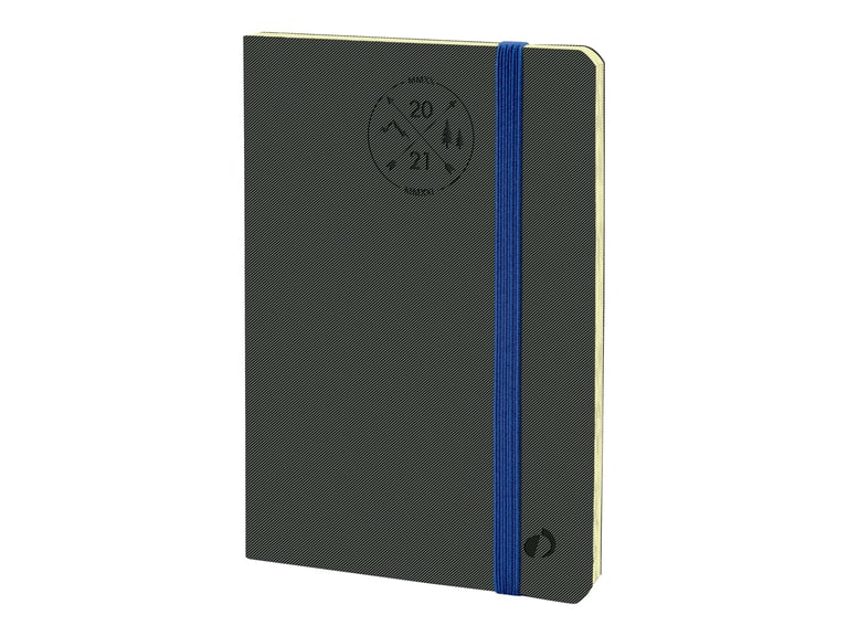 Agenda Semainier Quo Vadis 2025-2026 - Format Poche Horizontal 15 SD Prestige - Everest Bleu - 16 Mois (sept à Déc)