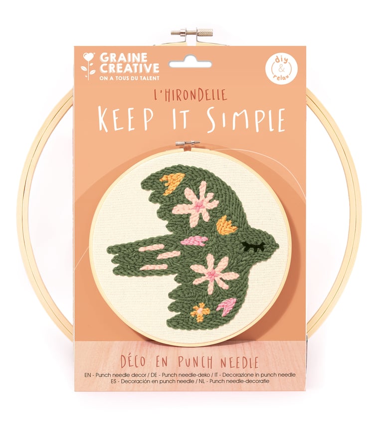 Kit Punch needle Biche Biche | L'Atelier de Lucie