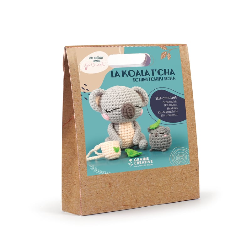 Graine Créative Kit Amigurumi Koala 125 mm - Crochet | Cultura
