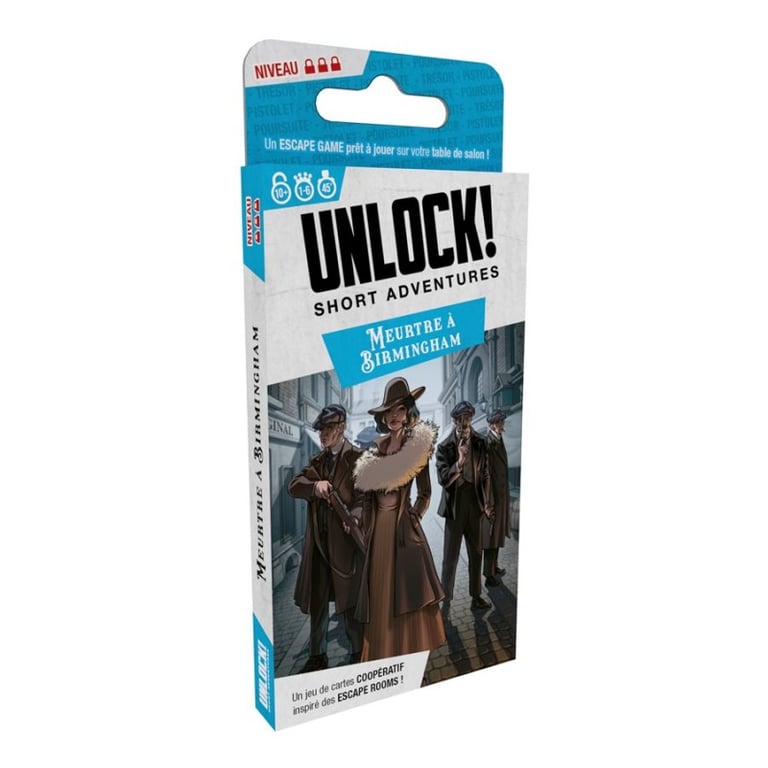 UNLOCK! SHORT ADVENTURE - Assassinio a Birmingham Asmodee Escape Room