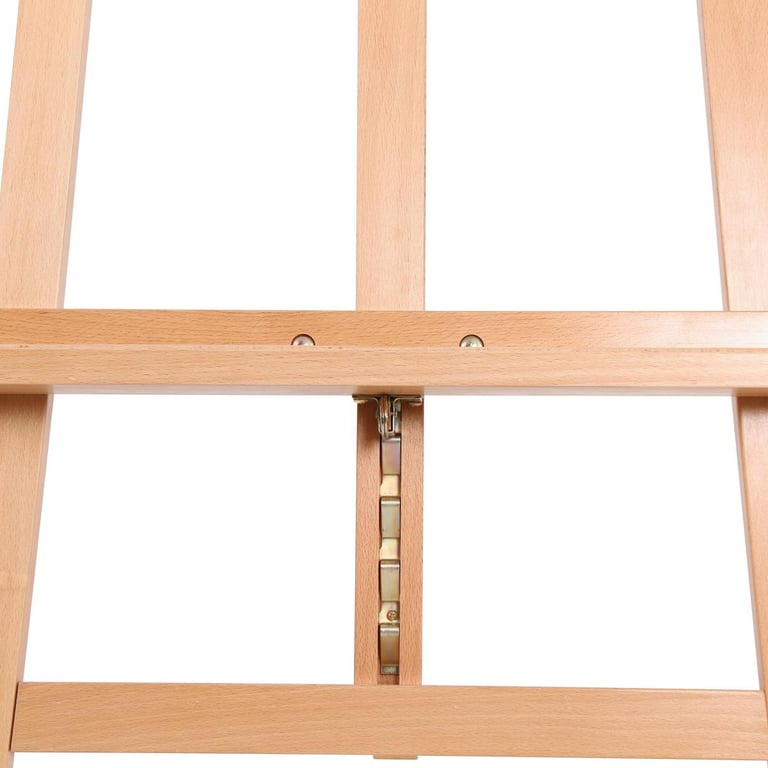 Chevalet Atelier Avec Tiroir En Bois Hêtre – Cadre En H, Hauteur Réglable 154-198 Cm, Charge 50 Kg, Pour Peinture