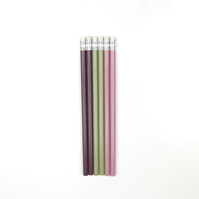 Lot De 6 Crayons à Papier Blancs Professionnels - Pour Dessin Sur Papier Noir, Croquis Et Ombrage