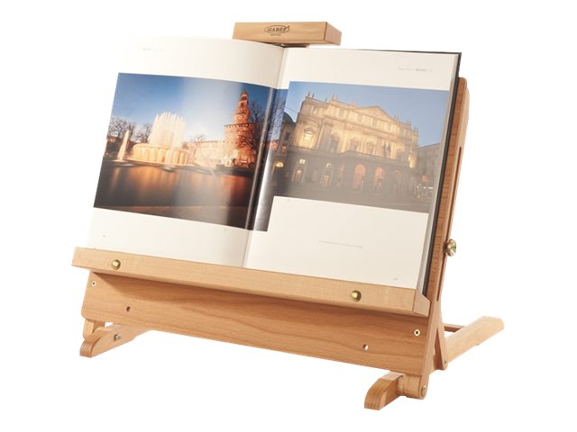 WORDFUN Pupitre En Bambou 2 En 1 - Support Partition + Support Guitare/Ukulélé/Violon, Rotatif 340°