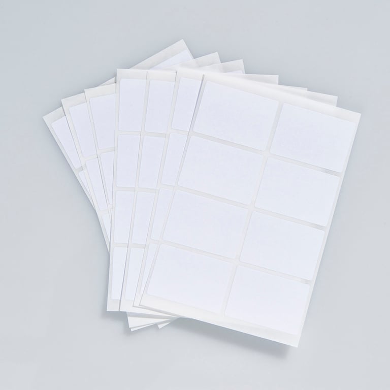 800 étiquettes Autocollantes Blanches 60x30mm - Pour Congélation, Bureau, Organisation
