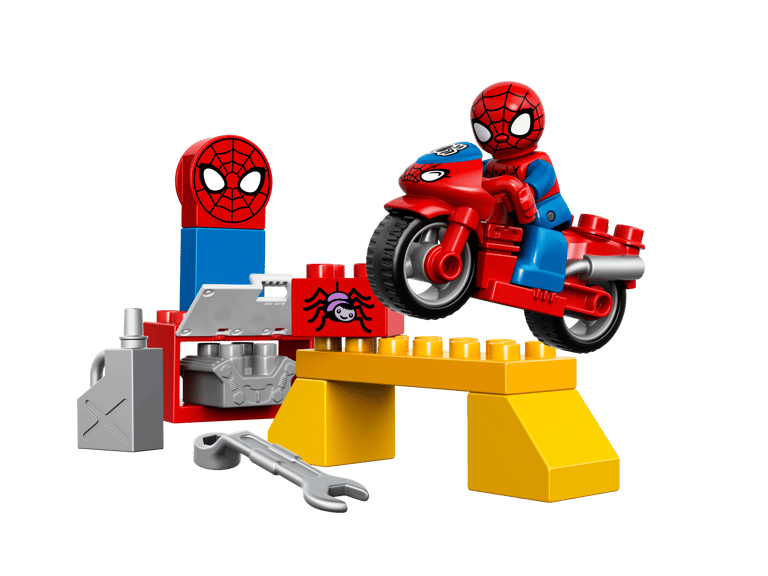 Spider-Man et sa moto-araignée - Duplo - LEGO Duplo - Premiers jeux de  construction | Cultura