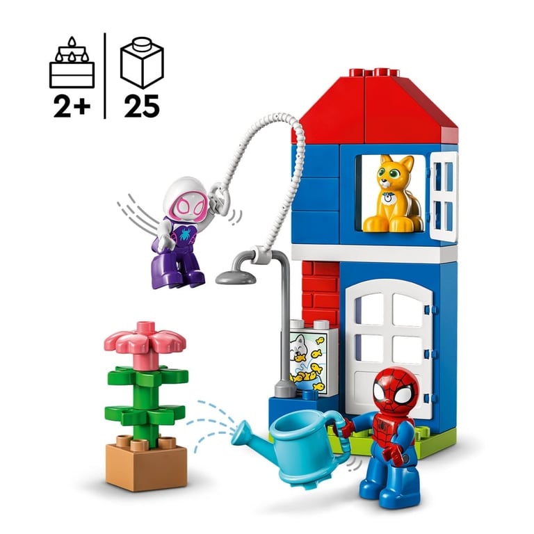 La maison de Spider-Man - LEGO® DUPLO® Super Heroes - 10995 - LEGO Duplo -  Premiers jeux de construction | Cultura