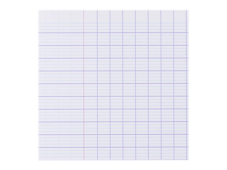 Cahier - 24 X 32 Cm - 96 Pages Grands Carreaux - Bleu Clair - Cultura ...