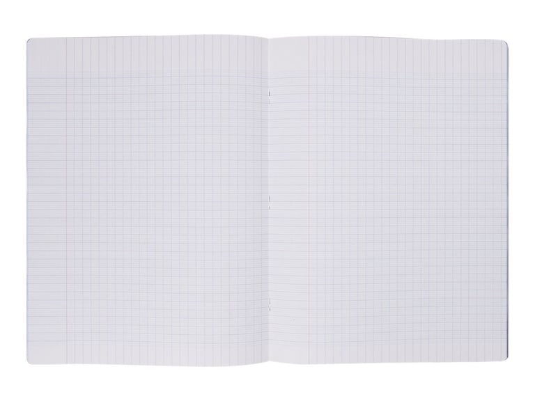 Cahier - 24 X 32 Cm - 48 Pages Grands Carreaux - Bleu - Cultura ...