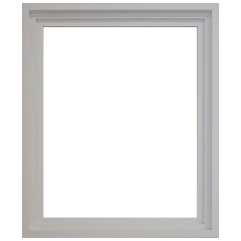 Cadre Flottant Blanc Mat 50x70 Cm - Pour Toile Sur Chassis, Caisse Américaine - Fabriqué En Europe - 4