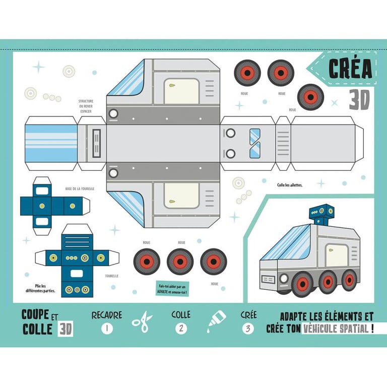 Mes pliages Espace Grenouille éditions Origami enfant Découpage