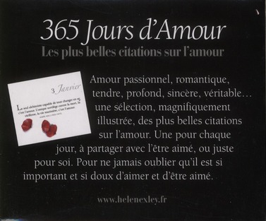 365 Jours D Amour Les Plus Belles Citations Sur L Amour Helen Exley Poesie Cultura