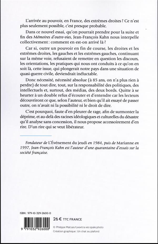 Comment on en est arrivé là JeanFrançois Kahn Livre Actualité, Politique et Société Cultura