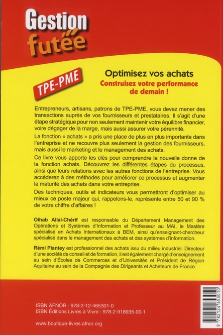Optimisez vos achats - construisez votre performance de demain - tpe ...