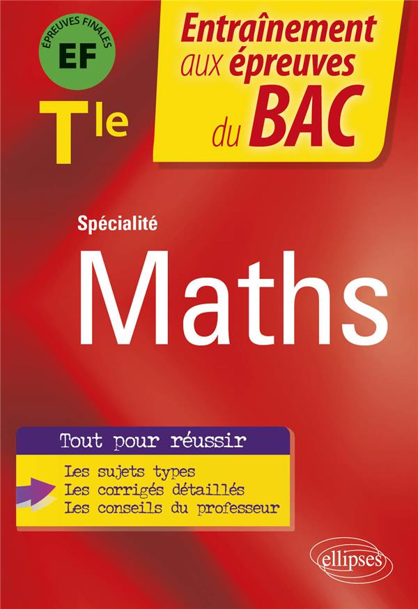 Spécialité mathématiques - terminale : ef épreuves finales : Bruno ...
