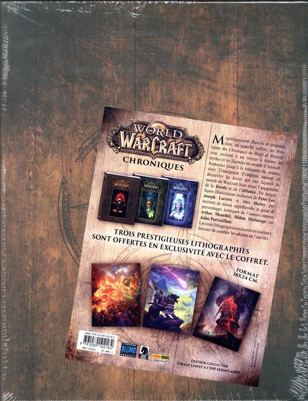 World Of Warcraft Chroniques Coffret Collectif Cultura