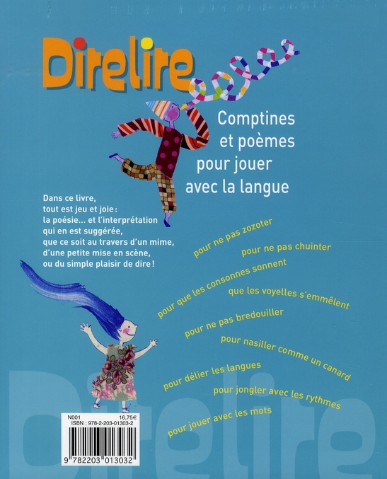 Direlire T6 Comptines Et Poèmes Pour Jouer Avec La Langue