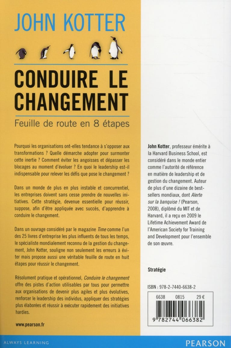 Conduire Le Changement : John Kotter - 2744066389 - Livre Sur L ...