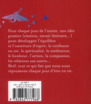 Une Idee Positive Par Jour Janine Casevecchie Livre Bien Etre Cultura